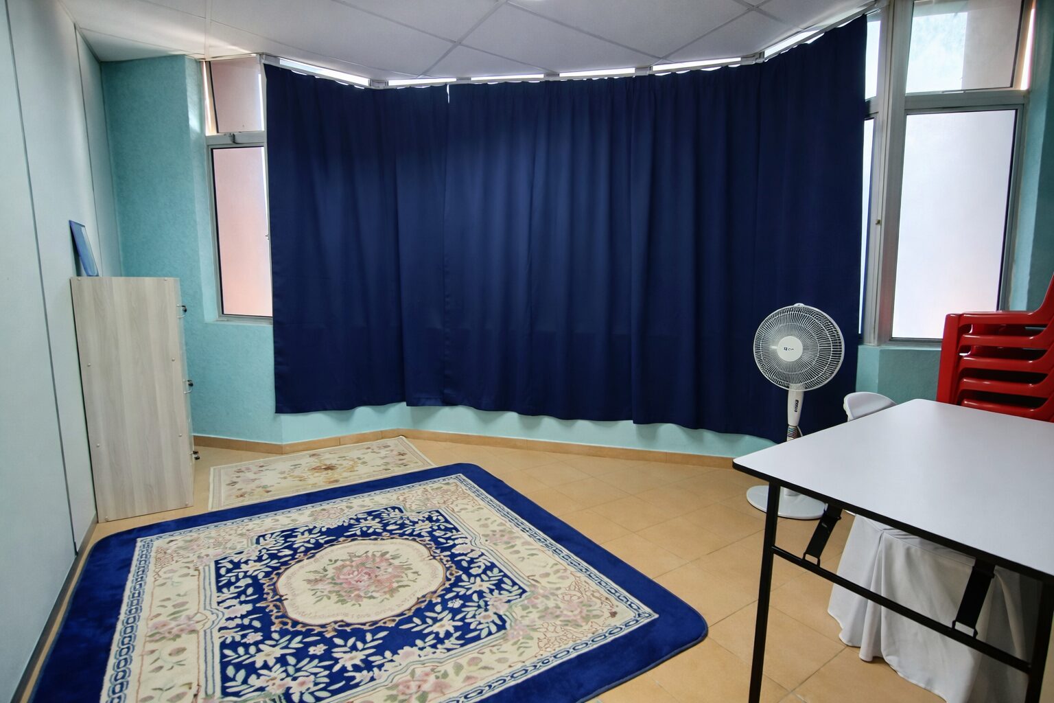 Prayer space available at the AUTO SOFT training venue
